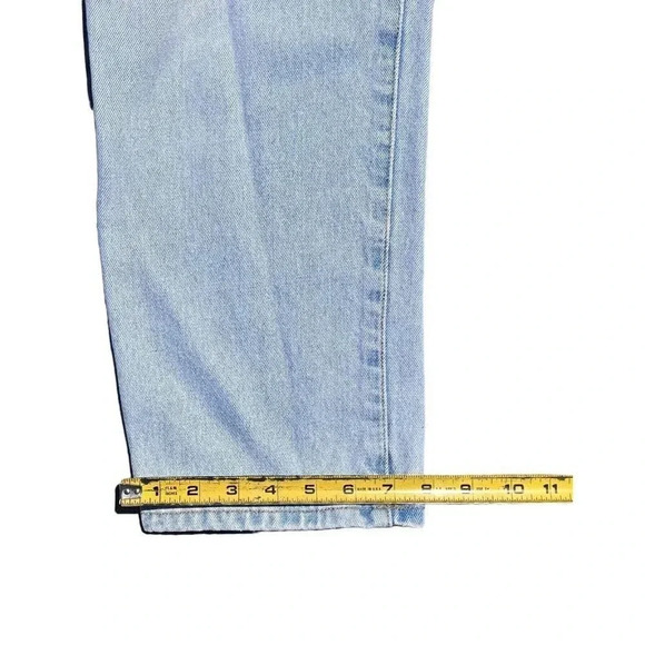 Revice 90s Baby Crossover Asymmetrical Button Fly Light Wash Straight Leg 27 - Picture 9 of 9